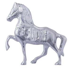 Metal Horse Statue 15"