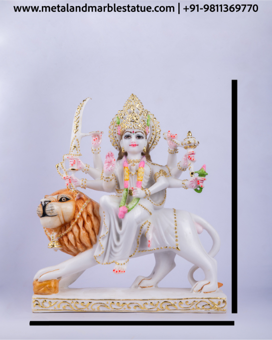 Lord Durga 13" X 15"