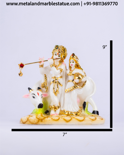 Lord Radhe-Krishna 5.5"X6"