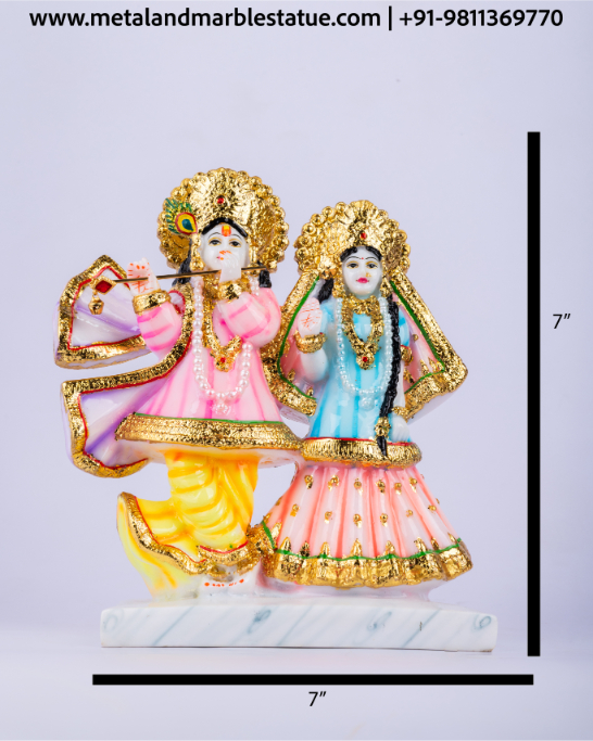 Radha-Krishna 7"X 9"