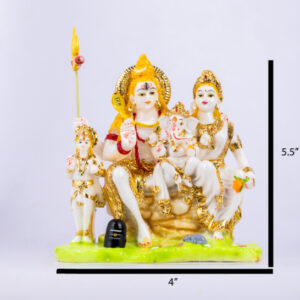 Lord Shiv-Parvati 8"X9"