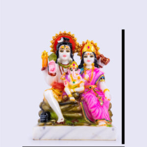 Lord Shiv Parvati Statue 5" X 6.5"