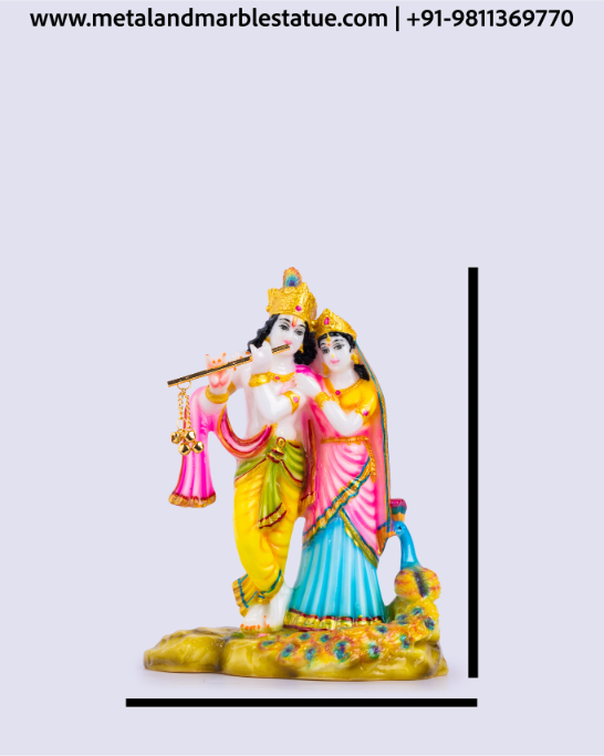 Radhe Shyam Statue 7" X 8"
