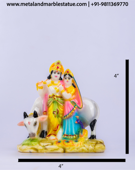 Radhe Shyam Statue 4" X 4"