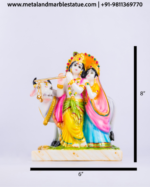 Radhe Shyam Statue 6" X 8"