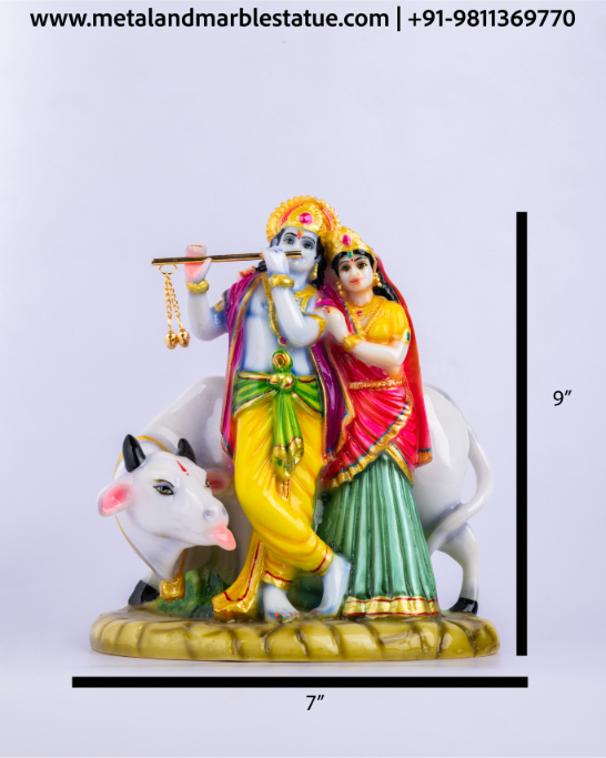 Radhe Shyam Statue 7" X 9"