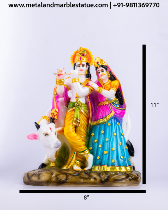 Radhe Shyam Statue 8" X 11"