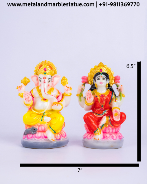 Lakshmi-Ganesha 7"X6.5"