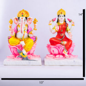 Lakshmi-Ganesha 13"X14"