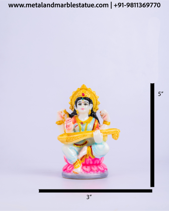 Maa Saraswati 3"X5"