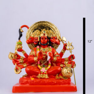 Panchmukhi Hanuman 8"X12"