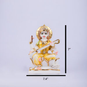 Maa Saraswati 7.4" X 7"