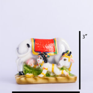 Cow with Laddu Gopal 3"