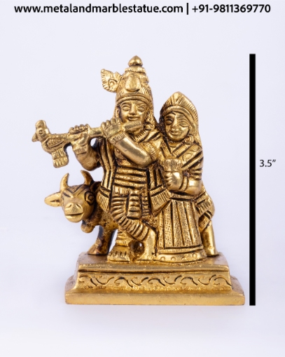 Lord Radhe-Krishna 3.5"