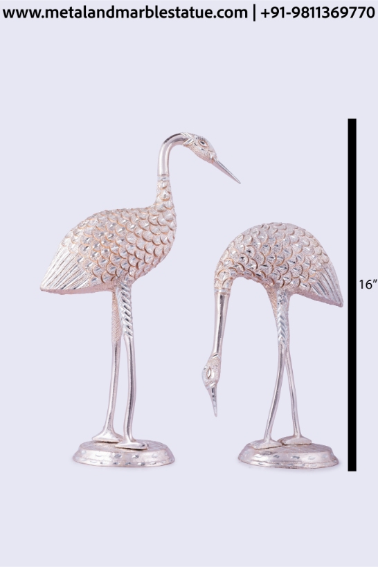 Egret Statue 16"